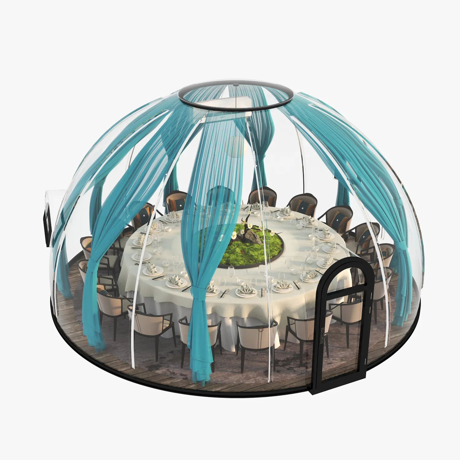 4m hot sale luxury transparent outdoor garden dome igloo home tent