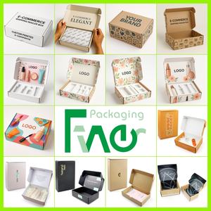 Boîte d'emballage en papier de soie imprimé avec logo pour cadeaux et expédition en gros - Product Image 2