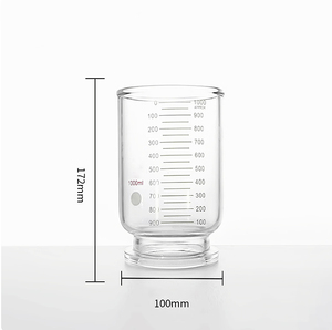 Tiandi phòng thí nghiệm 500ml kính chân không lọc Phễu cho dung môi lọc bộ máy - Product Image 5