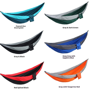 <span class=keywords><strong>Hamaca</strong></span> Moderna, Resistente, Plegable y Portátil para Exteriores, de Tela de Paracaídas de Nailon, con Logotipo Personalizado, Individual/Doble, para Camping y Parque - Product Image 2