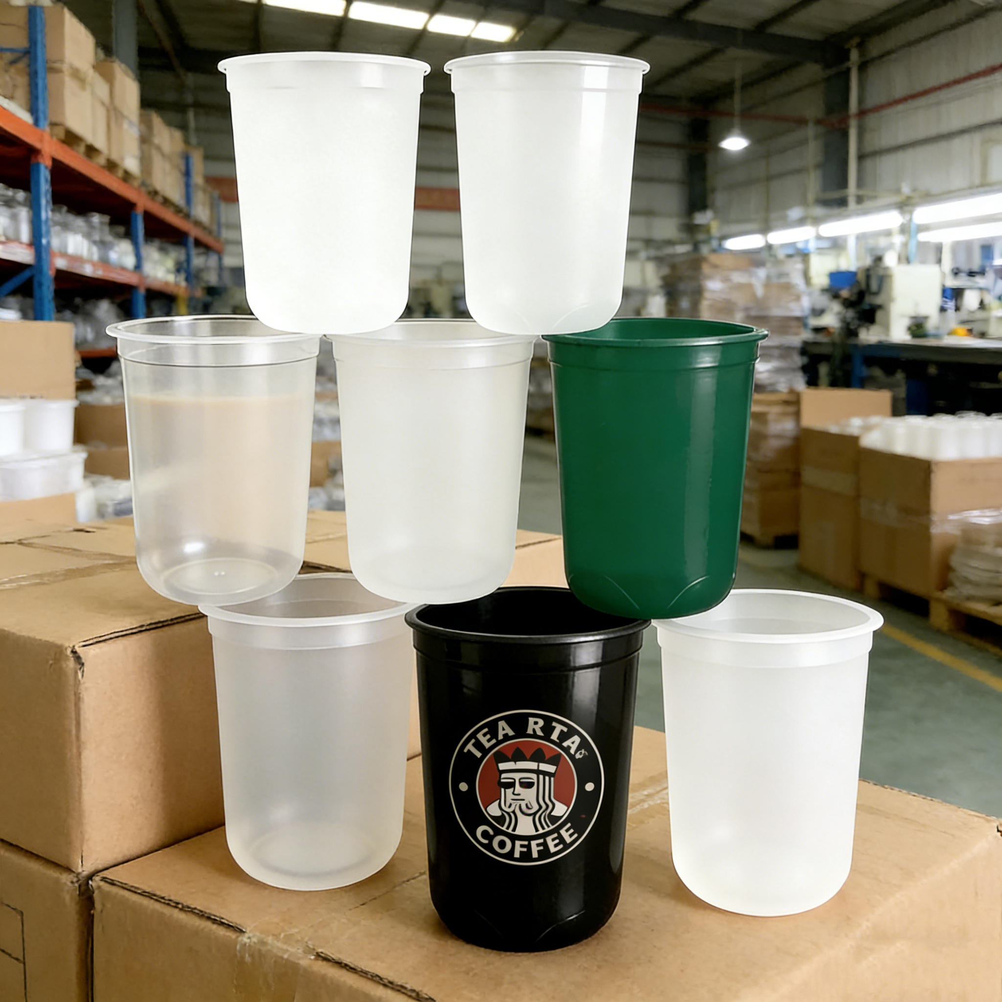 1.5 oz plastic portion cups Karat 1.5oz PP Plastic Portion Cups -Black