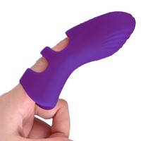 Vibrador de Dedo con Vibración para el Punto G, Sexy, para Mujeres, con 10 Modos de Vibración, 100% Impermeable, ABS/Silicona, Masturbador Eléctrico