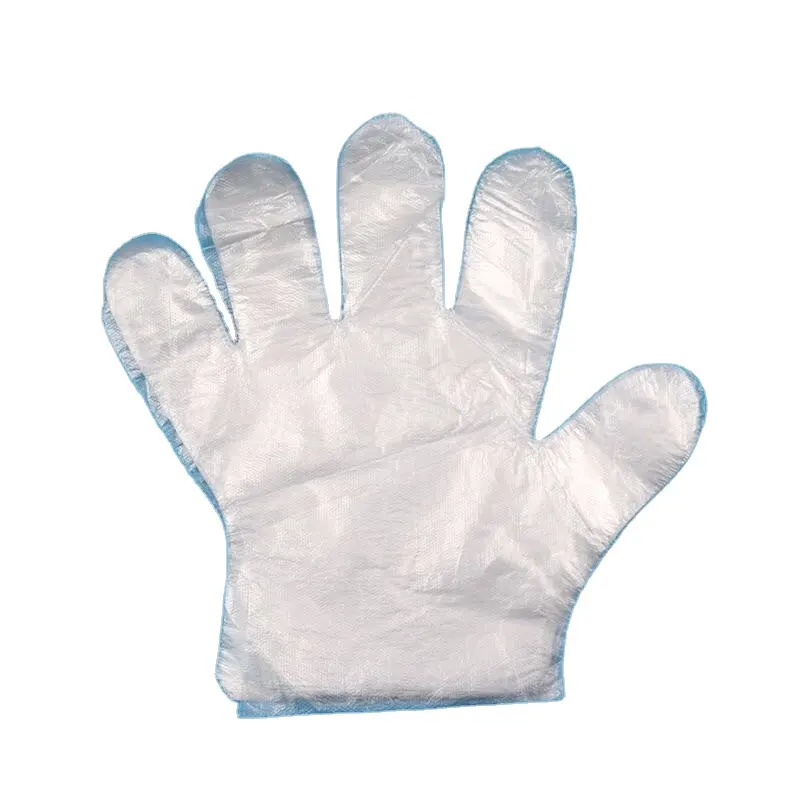 new arrival HDPE disposable food standard plastic cleaning PE glove