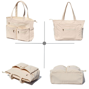 Sacs à bandoulière multi-poches en nylon personnalisés, résistants à l'eau, pour enseignants, infirmières, ordinateur portable, travail quotidien, sac fourre-tout - Product Image 6