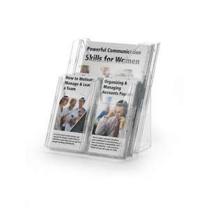 DURABLE - 8613-19 COMBIBOXX® brochure holder set XL <b>A4</b>, 1/3 <b>A4</b> vertical DISPLAY STANDS, INFORMATION SYSTEMS AND <b>WHITEBOARDS</b> - Product Image 1