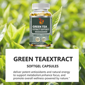 Gélules de thé vert haute puissance riches en antioxydants favorisant l'énergie et la santé cognitive – Cure de 60 jours - Product Image 5