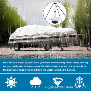 เสาค้ำยันอะลูมิเนียมแบบปรับได้ 0.57 ม. และ 1.5 ม. สำหรับแพและผ้าคลุมเรือ - Product Image 2