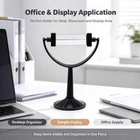 Prisme en verre cristal triangulaire rotatif en gros avec support noir en forme de U
