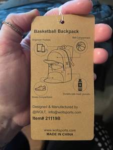 Sac de sport à compartiments multiples, grand sac de basketball avec compartiment à chaussures, sac à dos de basketball avec ballon - Product Image 4