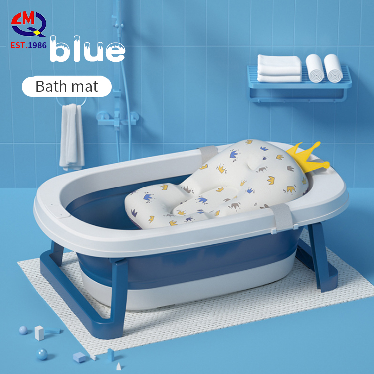 Складная Ванна с датчиком температуры для детей, ванночка для новорожденных, складная