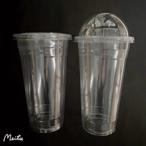 To Go <strong>Cup</strong> logo Printed Cold Smoothies Pet Coffee Plastic <strong>Cup</strong> - Product Image 4