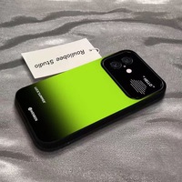 Coque souple antichoc en gel de silicone de luxe style Ins avec effet dégradé et finition par pulvérisation pour iPhone 12/13/14/15 Pro Max