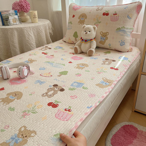 Set Copriletto Moderno Tre Pezzi INS Animal Carnival 100% Cotone Trapuntato 40 Fili, Coprimaterasso Kang Reversibile per Dormitorio - Product Image 2
