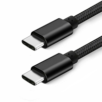 Harga Grosir Kabel Pengisian Cepat Tipe-C ke C PD 60W 1m Berkualitas Baik Profesional yang Dapat Disesuaikan