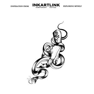 Tatuaje Temporal Realista <span class=keywords><strong>de</strong></span> Serpiente y Rosa, Semipermanente, Larga Duración (2 Semanas/15 Días), Resistente al Agua, Arte Corporal para Hombres y Mujeres, Venta al Por Mayor - Product Image 3