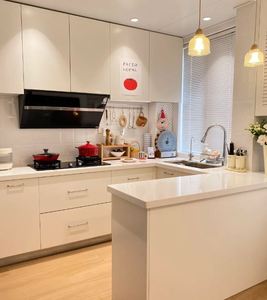 Precio de fábrica Armarios de cocina completos Juego de muebles Diseño de gabinetes de cocina personalizados modernos - Product Image 6