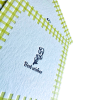 Cartes de remerciement personnalisées en papier mat avec marquage à chaud et logo en relief pour emballage de boîte-cadeau Cartes en papier personnalisées