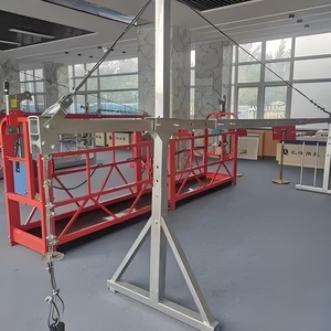 Plateforme suspendue de travail avec treuil électrique à câble pour le nettoyage des vitres, la construction, le levage de bâtiments, robot mural - Product Image 2