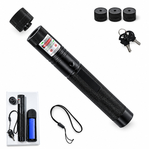 Juguete Láser Verde para <span class=keywords><strong>Gatos</strong></span> con Enfoque Ajustable, Carga Directa, Cuerpo Metálico Resistente, Juguete Interactivo para <span class=keywords><strong>Gatos</strong></span> y Perros - Product Image 1