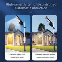 Réverbère solaire à LED intégré tout-en-un de 5000 watts étanche IP65 pour poteau en aluminium de route avec corps de lampe en alliage d'aluminium