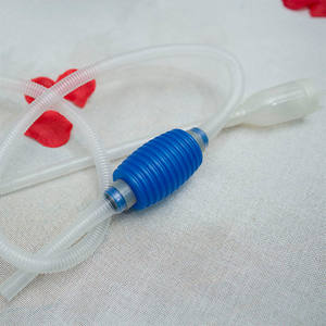 Bomba de Vácuo para Limpeza de Aquário e Tanque de Peixes com Filtro de Água para Cascalho Bomba Sifão Manual e Tubo para Troca de Água - Product Image 5