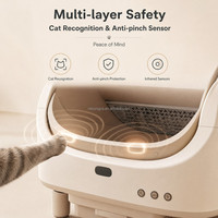Bac à litière autonettoyant sans odeur, sûr, directement de l'usine OEM