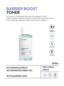 Tónico Facial Líquido Barrier Boost 200ml, Hidratante, Fortalece la Barrera Cutánea, Cuidado Facial Antienvejecimiento - Product Image 3