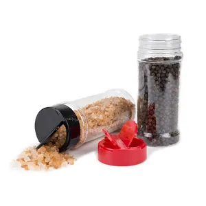 230 ml Transparent Food Grade Pet Wholesaler Plastic Bottle And Spice Jar
