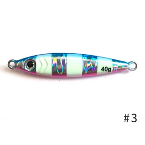 Señuelo de Pesca Nanyou 2024 de Alta Calidad, 40g, Placa de Hierro Luminosa, Plomo para Pesca en el Mar, Hundimiento Rápido, Pesca en Aguas Profundas, Agua Salada - Product Image 6