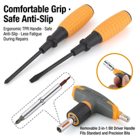 Kit d'outils domestiques de 30 pièces pour la réparation : tournevis, clé à molette, marteau, pinces, clé hexagonale, et étui pour l'entretien ménager