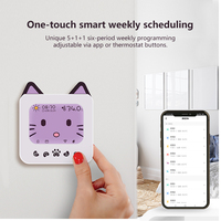 Termostato inteligente Beca, pantalla TFT de 3,5 pulgadas, aplicación Tuya, Control remoto, diseño de habitación infantil, voltaje de 220V para calefacción del hogar