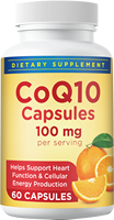 Capsules de beauté CQ10 100 mg pour adultes, soutien antioxydant, renforcement de l'immunité et de la santé cardiaque