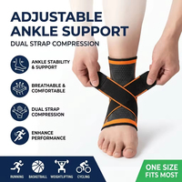 Protège-cheville de sport professionnel pour basketball, course à pied et fitness – Sangle de compression anti-entorse pour la fixation de l'articulation de la cheville
