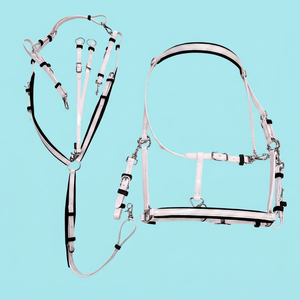 HM GLOBAL Equipo Ecuestre Genuino/Premium de PVC de Alta Resistencia - Conjunto Completo Impermeable para Carreras con Colores y Logotipos Personalizables - Product Image 4
