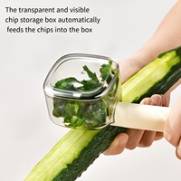 Multifunctionele schilmes, huishoudelijke opbergbare fruitschiller, keukenspecifieke schaaf, schraper, schilgereedschap