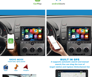 Estéreo Universal para Auto de 10.1 Pulgadas con GPS Integrado, Carplay, Android, Pantalla de Radio para Auto, Sistema Multimedia, 4G LTE, WIFI - Product Image 2