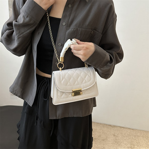 Borse Piccole per Ragazze di Tendenza, Nuove Borse a Catena con Motivo a Rombi, Versatili Borse a <span class=keywords><strong>Tracolla</strong></span> Singola - Product Image 4