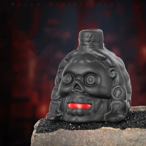 Sifflet de la mort de la culture aztèque, sifflet d'horreur d'Halloween, jouet de simulation - Product Image 3
