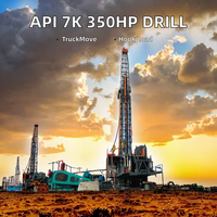 Offre Spéciale : Foreuse Rotative Diesel Montée sur Camion API 7K 2000m, 350HP, Charge de Crochet 50T, 220V/380V pour le Secteur Pétrolier et Minier