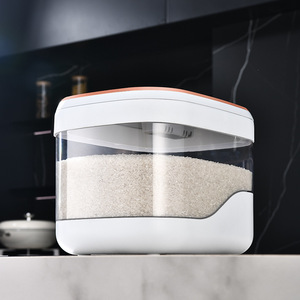 Rice <b>Storage</b> <b>Container</b> 10L Flip Top Sealed Moisture Proof For <b>Kitchen</b> Use - Product Image 4