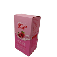 Boîte en carton à fond auto-scellant avec impression couleur, taille personnalisée, pour produits de beauté, emballage personnalisé