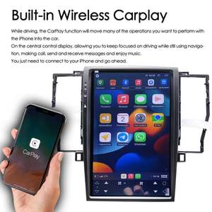 Écran Tesla 12,8 pouces Android pour Toyota Crown Majesta S180 2003-2009, autoradio, navigation, lecteur multimédia de voiture, GPS, 4G, WIFI - Product Image 4