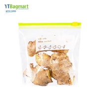 YT Bagmart Fda et Reach Approuvé Clair Curseur Zipper Sac Prix Usine Ldpe De Qualité Alimentaire Biodégradable Personnalisé Zip Curseur Sacs