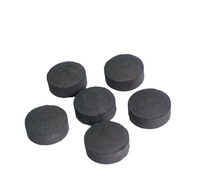 33mm Fast Light Encens Shisha Charbon De Bois De Fruit Naturel Tablette Ronde Charbon Moins De Fumée Inodore Noir Briket Charbon