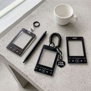 Porte-cartes nominatifs en gros avec porte-clés photo créatifs en acrylique - Product Image 1