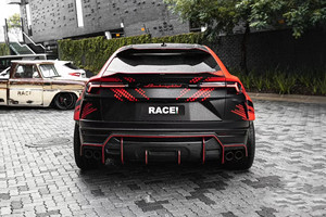 Kit carrosserie en fibre de carbone style V ZNDR pour Urus – Nouveau kit auto-adhésif comprenant lèvre avant, jupes latérales, diffuseur, spoiler et pare-chocs - Product Image 5