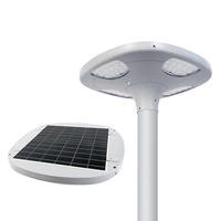 Lampe solaire de jardin en forme d'OVNI 30W, en alliage d'aluminium, étanche IP65, pour extérieur, LED, pour villa, cour, allée, parc