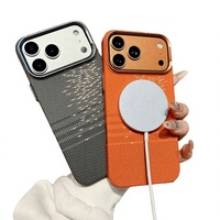Étui de téléphone de luxe en PC rigide magnétique électroplaqué gaufré anti-traces de doigts avec effet vague lumineuse flottante pour Mate 80 Pro Max Mate1
