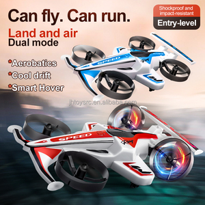 Nouveautés : Voitures <span class=keywords><strong>de</strong></span> <span class=keywords><strong>Course</strong></span> Télécommandées 2-en-1 et Drones Volants – Jouet Quadricoptère pour Enfants, Cadeau Idéal, Vitesse Réglable, Vol jusqu'à 80m - Product Image 3