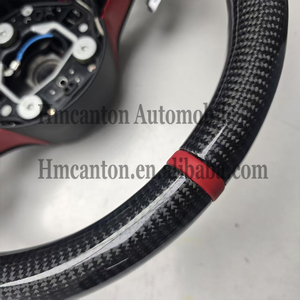 Nouveau produit : Volant perforé en cuir et fibre de carbone pour Mercedes Benz W177 W213 W204 C257 AMG - Product Image 2